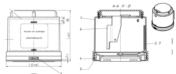 Behälter Lincoln 4XN XL- SKF Nr.: 544-33469-1