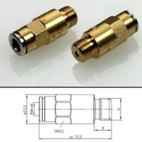 Rückschlagventil Zeichnung Nr.: 2/2 SKF ArtikelNr.: VPKM-RV-VS