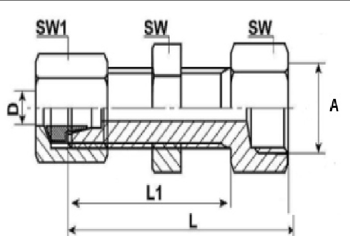 Schott Abschmierhilfe - Nippelblock gerade 6-LL – Bild 2