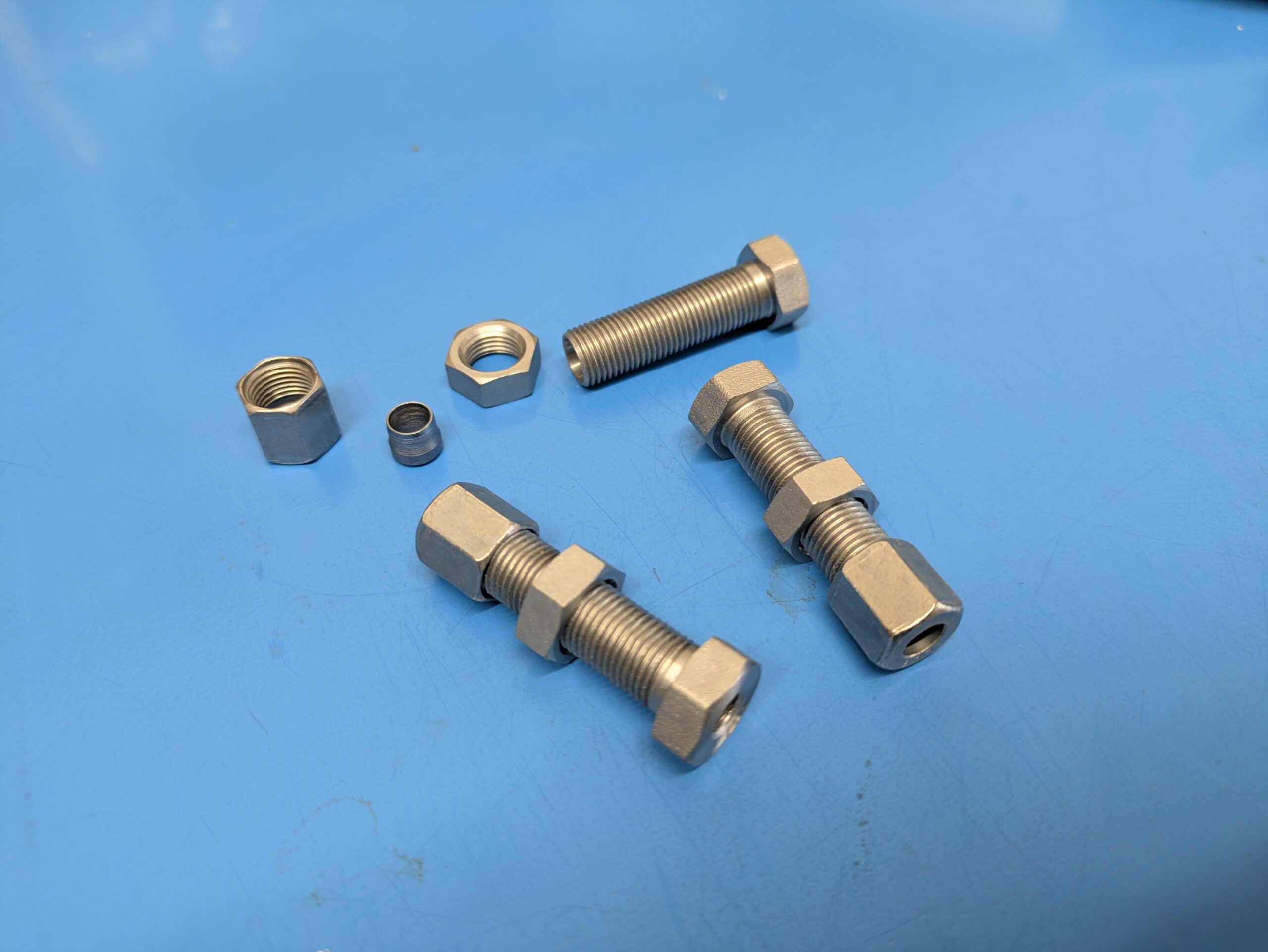 Schott Abschmierhilfe - Nippelblock gerade 6-LL